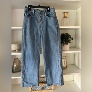 Levi’s Mike High Cropped Wide Leg Jeans